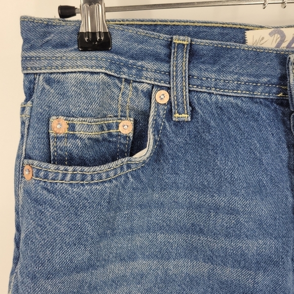 We The Free Womens Cropped Distressed 100% Cotton Jeans Size 24 - Picture 5 of 12